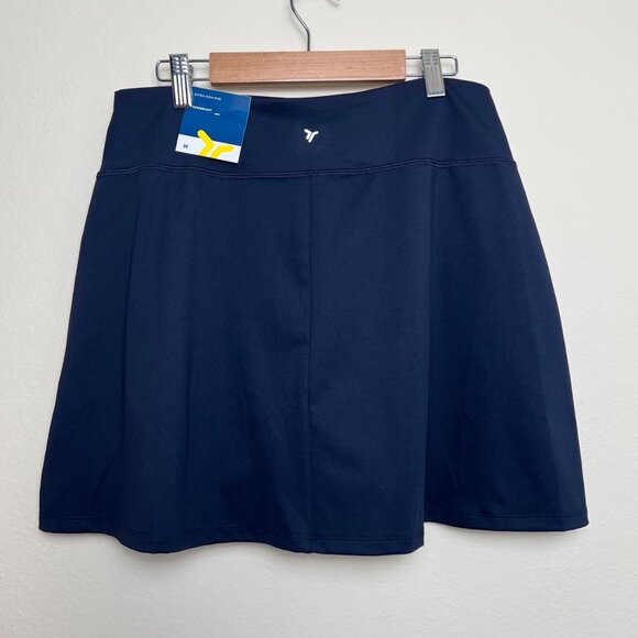 OLD NAVY ACTIVE Extra High-Waisted PowerSoft Skort In the Navy Medium NEW - Picture 6 of 7